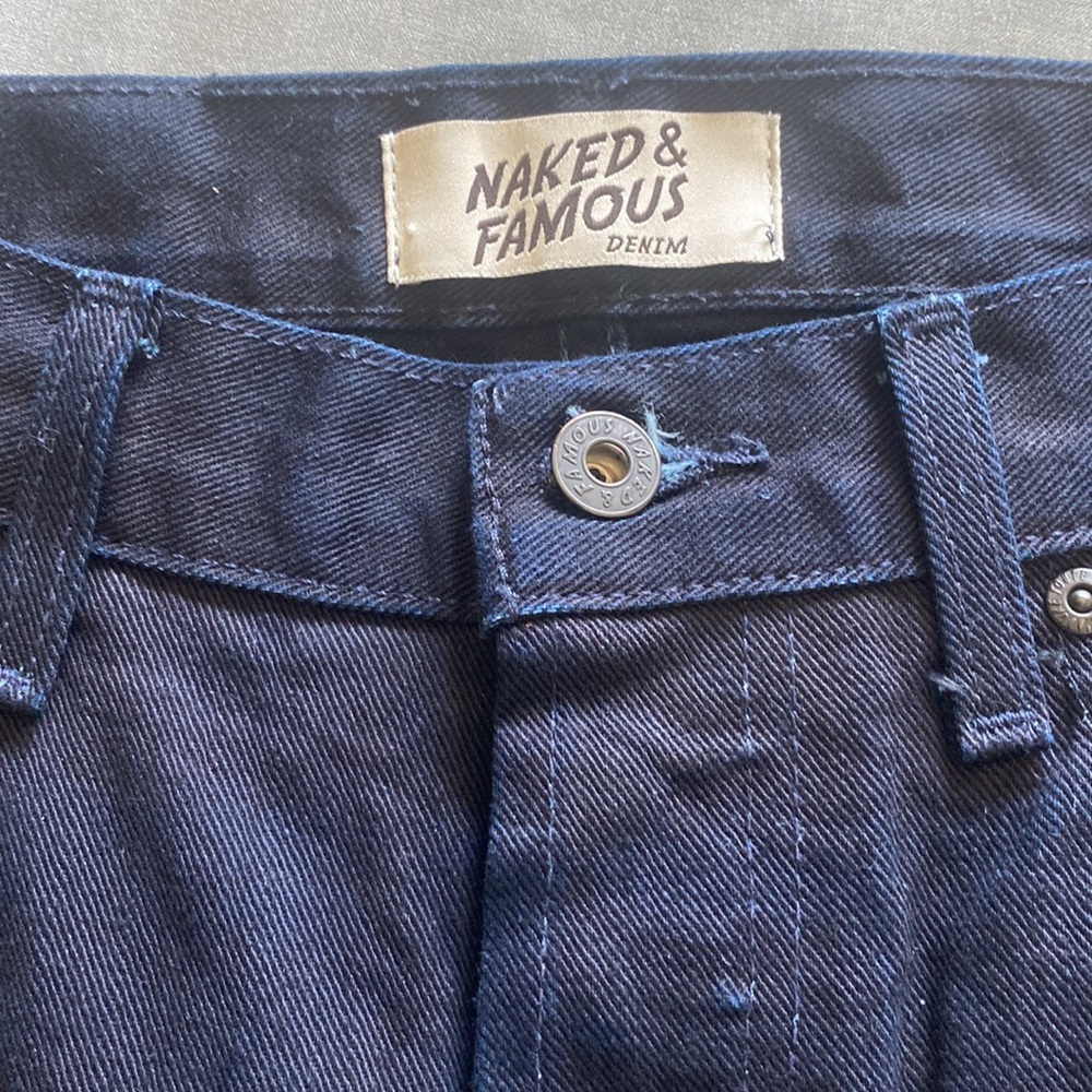 Naked and Famous Left Hand Twill Easy Guy Jeans Size 31